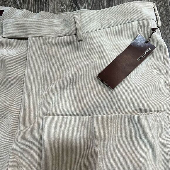 New Perry Ellis 38x30 Cordory Pants - Picture 3 of 5